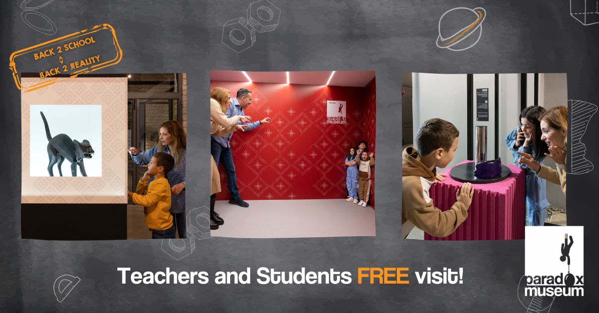 Ξεκινήστε τη νέα σχολική χρονιά με παράδοξο τρόπο στο Paradox Museum Limassol