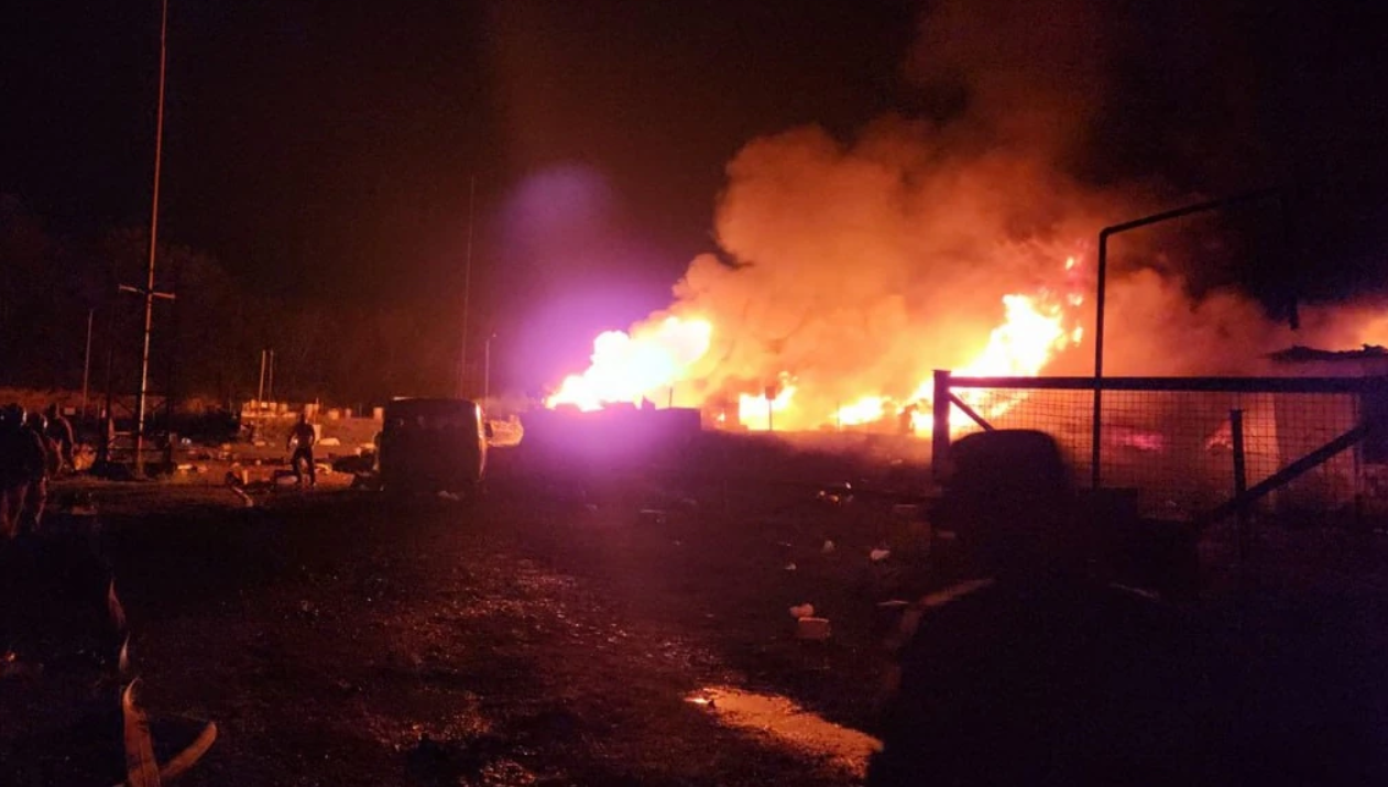 Έκρηξη σε πρατήριο καυσίμων στο Ναγκόρνο Καραμπάχ (ΦΩΤΟ)