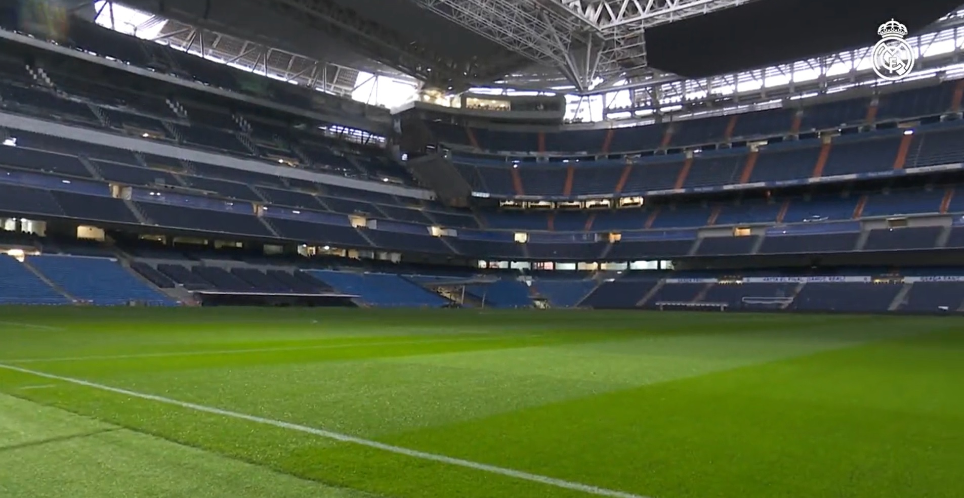 Το εντυπωσιακό βίντεο με τον ανασυρόμενο αγωνιστικό χώρο του Μπερναμπέου