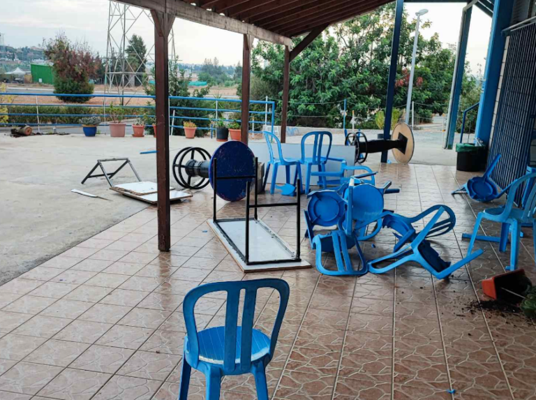 ΦΩΤΟ: Στόχος βανδαλισμών έγινε το Θεμιστόκλειο Αθλητικό Κέντρο