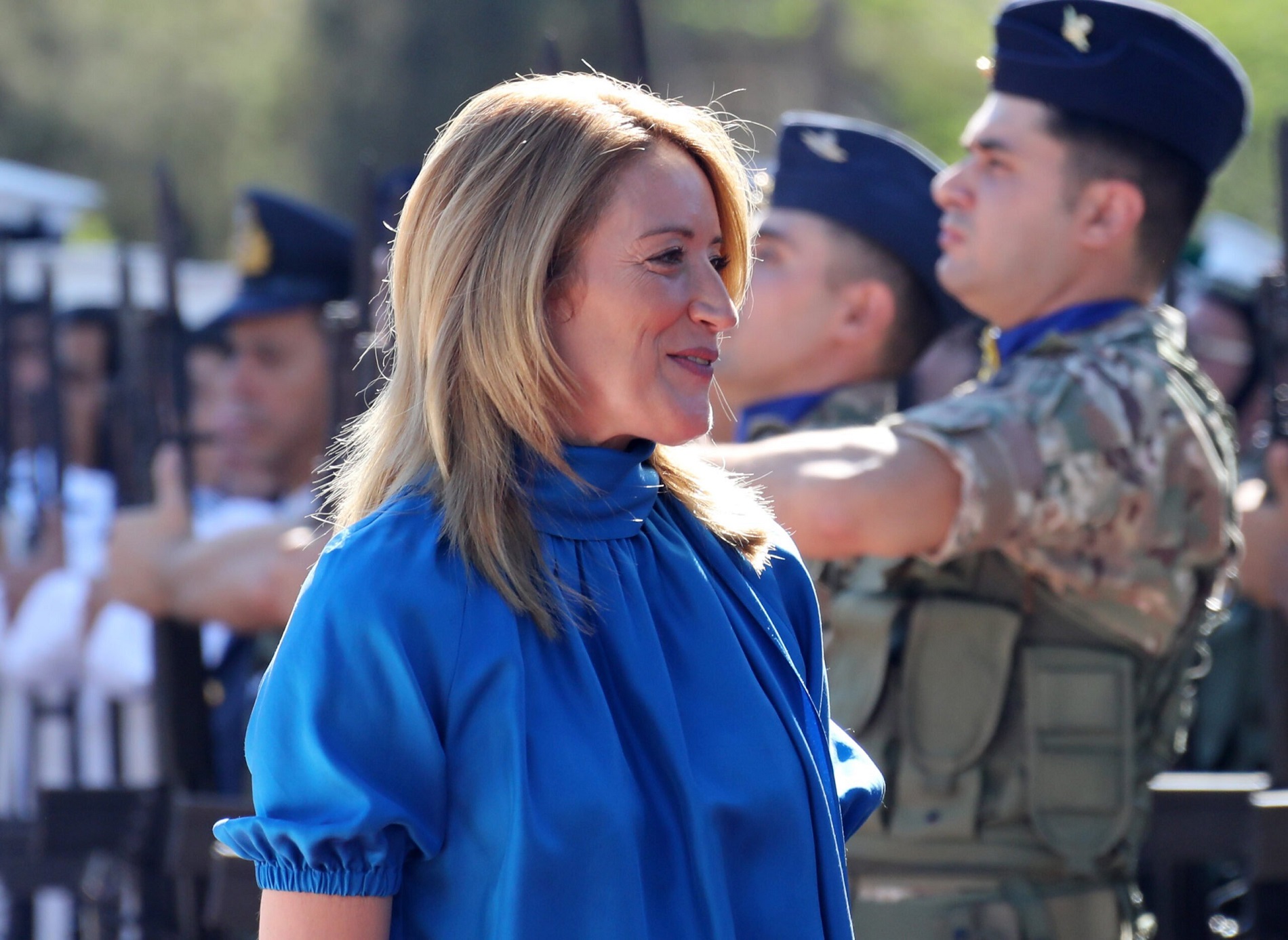 Με σημειολογία η παρουσία Μέτσολα στους εορτασμούς της 1ης Οκτωβρίου