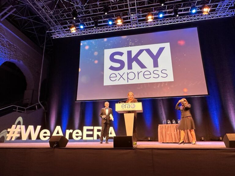 SKY express: ΔΥΟ ΚΟΡΥΦΑΙΕΣ ΕΥΡΩΠΑΙΚΕΣ ΔΙΑΚΡΙΣΕΙΣ
