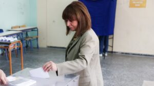 Ψήφισε η Κατερίνα Σακελλαροπούλου