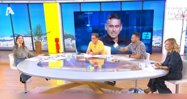 Σεισμός: Η στιγμή της ισχυρής δόνησης στον αέρα του Happy Day