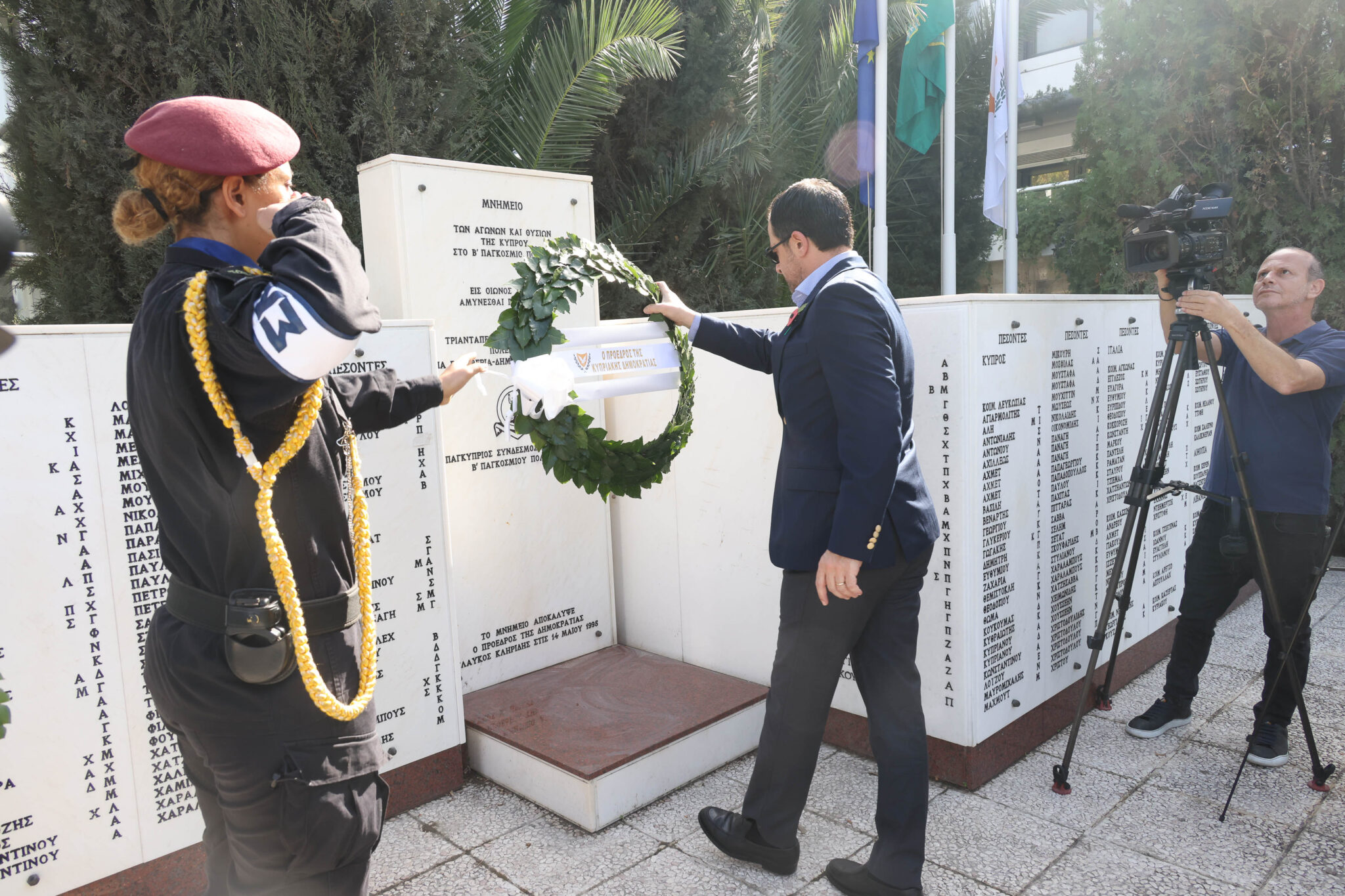 Η Κύπρος τίμησε τους πεσόντες των δύο παγκοσμίων πολέμων