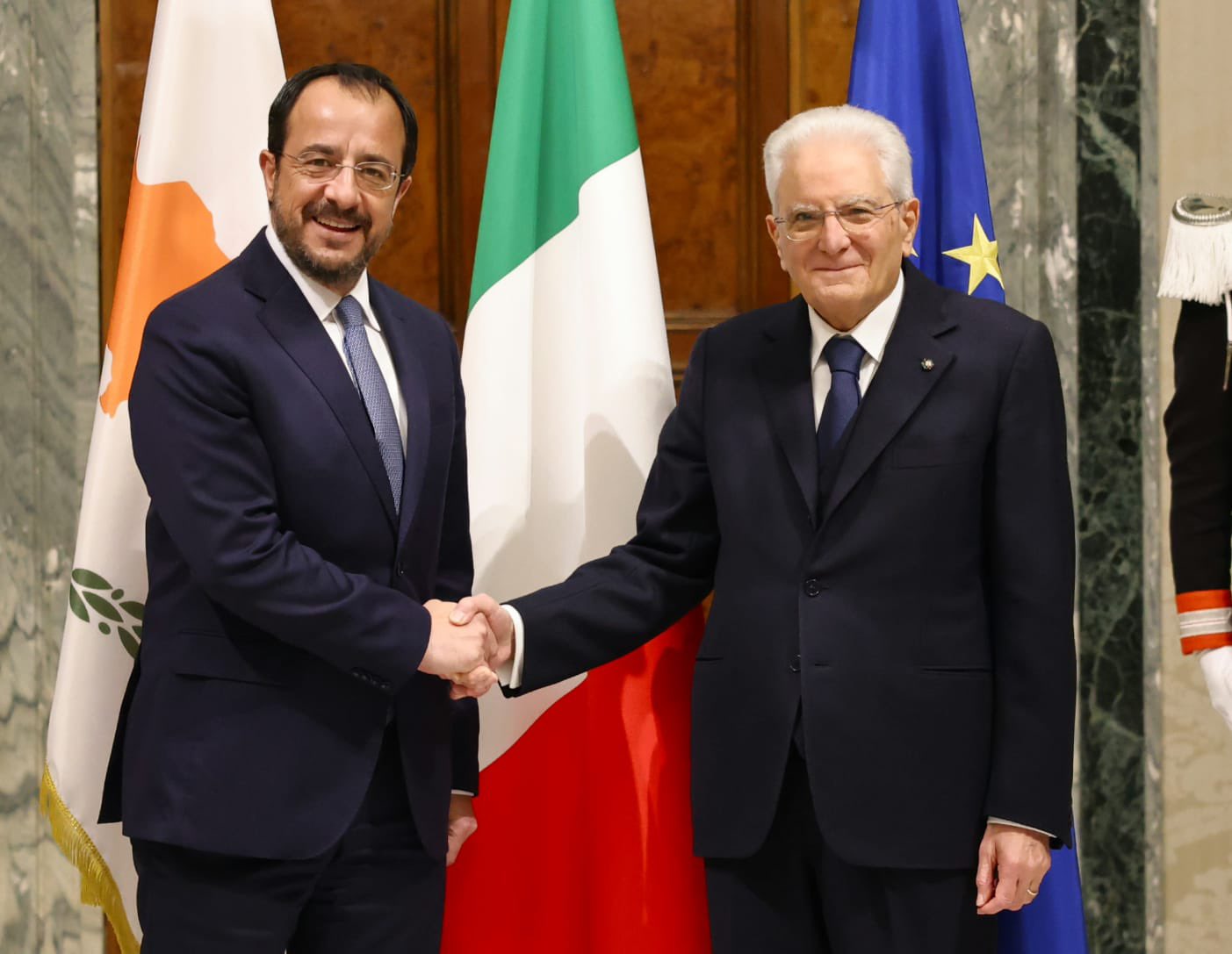 Προσκάλεσε τον Ιταλό Πρόεδρο στην Κύπρο ο ΠτΔ (ΒΙΝΤΕΟ)