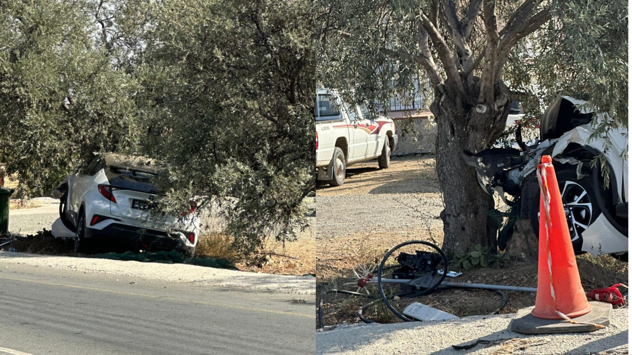 ΦΩΤΟ: Οδηγός έχασε τον έλεγχο του οχήματος του και παρέσυρε 22χρονη πεζή