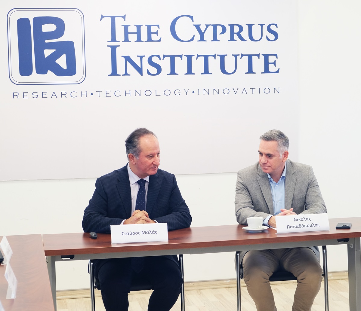 Επίσκεψη του Προέδρου του ΔΗΚΟ στο Ινστιτούτο Κύπρου