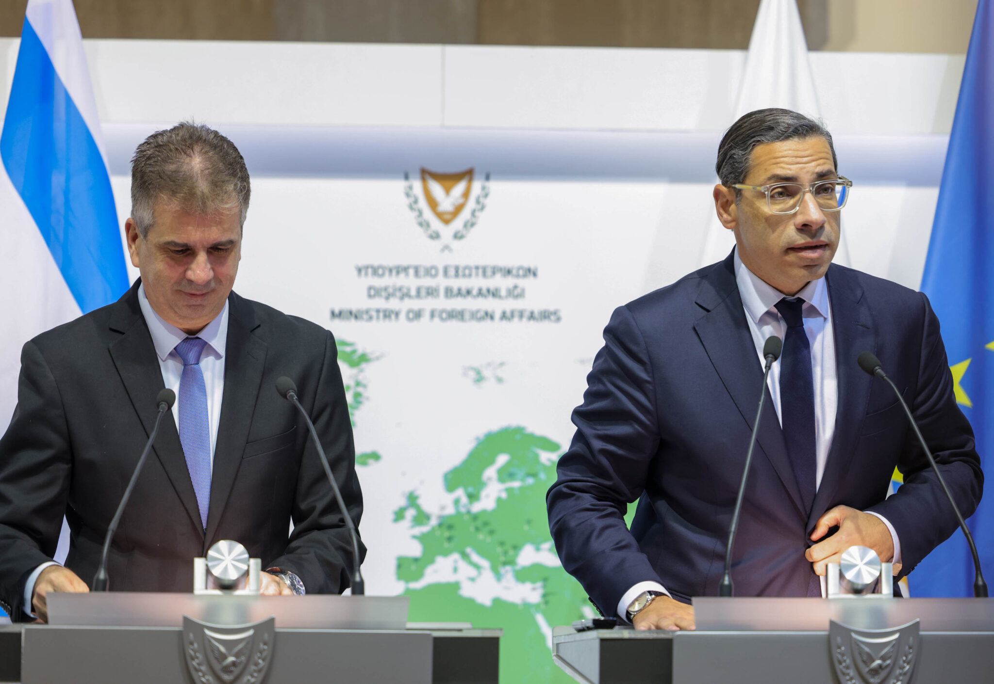 Στην Κύπρο ο Ισρηαλινός ΥΠΕΞ για τον ανθρωπιστικό διάδρομο προς τη Γάζα