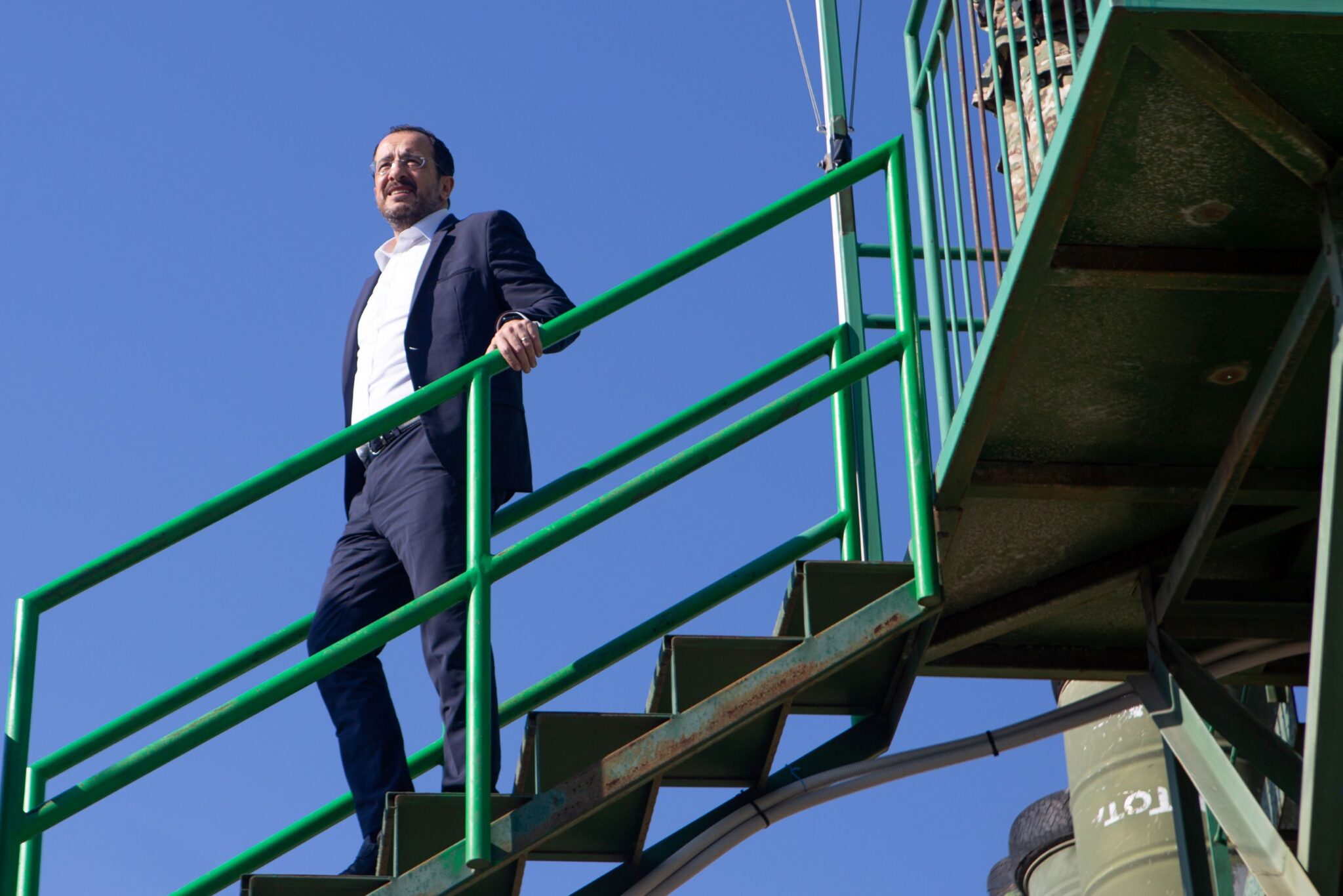 Σε φυλάκιο στην Ομορφίτα ο Χριστοδουλίδης (ΦΩΤΟ)