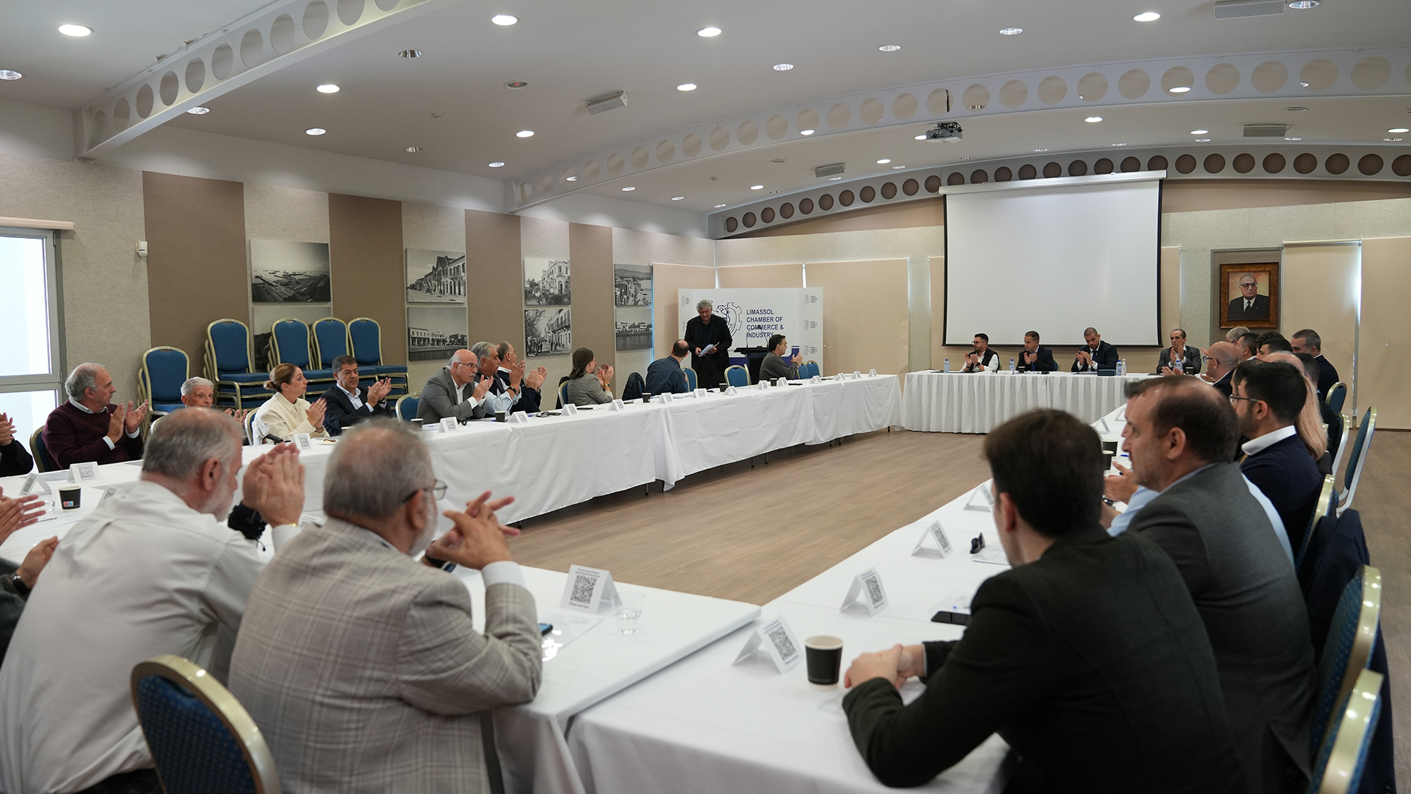 Συνέλευση των μελών του Συνδέσμου Ναυτικών Πρακτόρων Κύπρου.