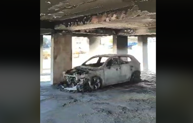 ΒΙΝΤΕΟ: Υπό φρούρηση η σκηνή στον Στρόβολο, βλέπουν εμπρησμό οι Αρχές