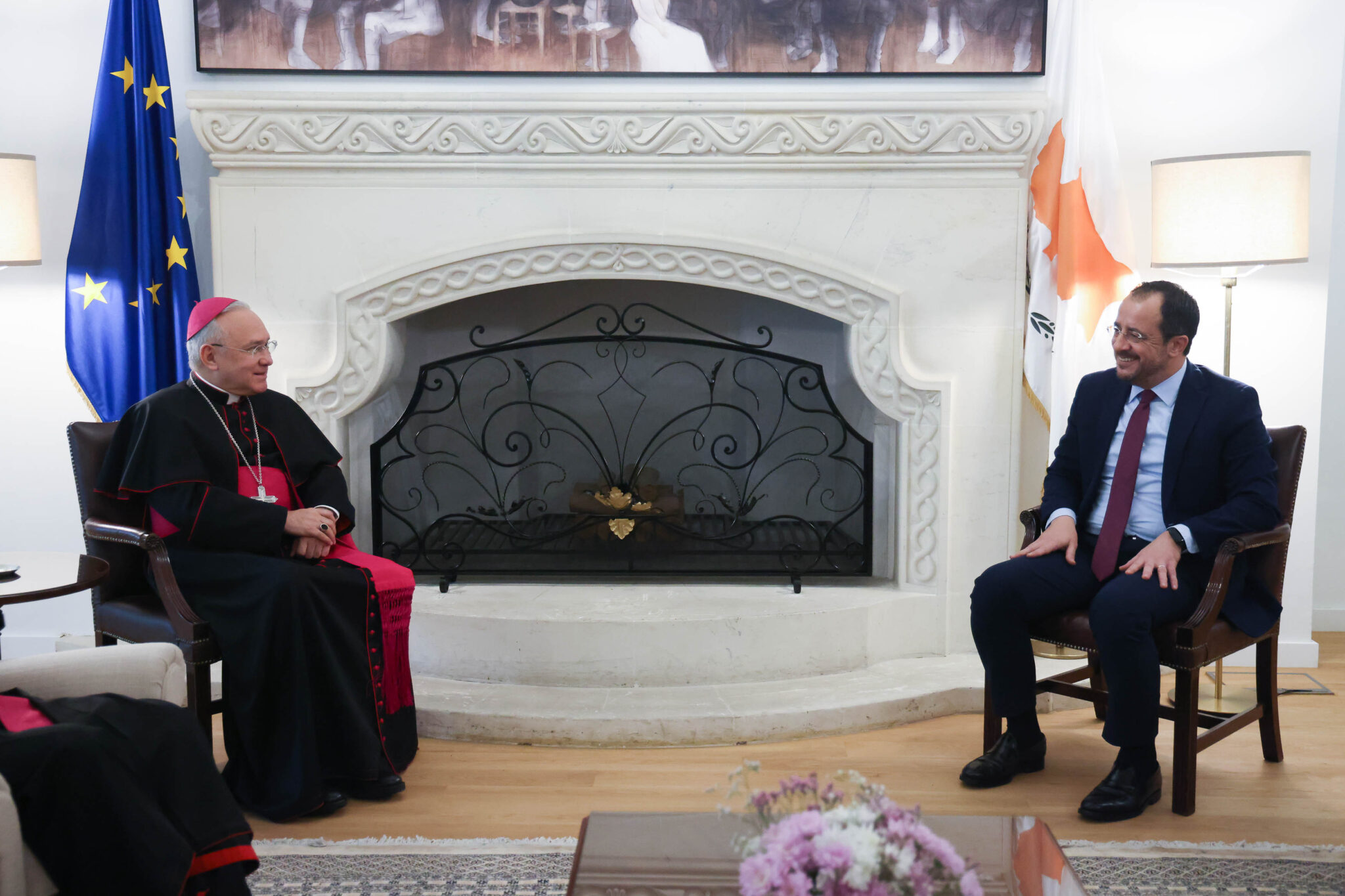 Συνάντησε τον Αναπληρωτή Πρωθυπουργό της Αγίας Έδρας ο Πρόεδρος