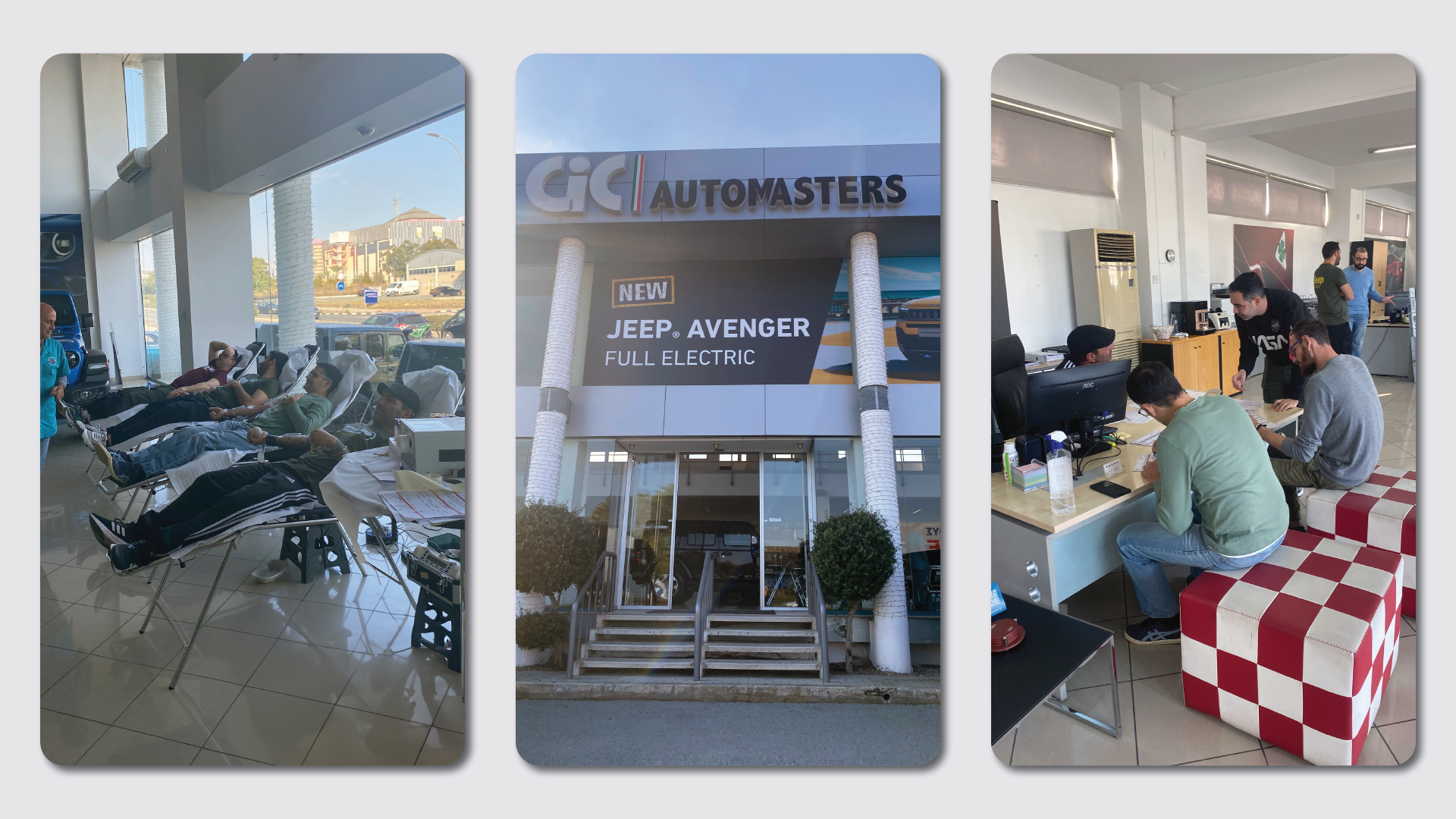 Συνεισφορά Ζωής: Αιμοδοσία από τη CiC Automasters και το Jeep ClubCy