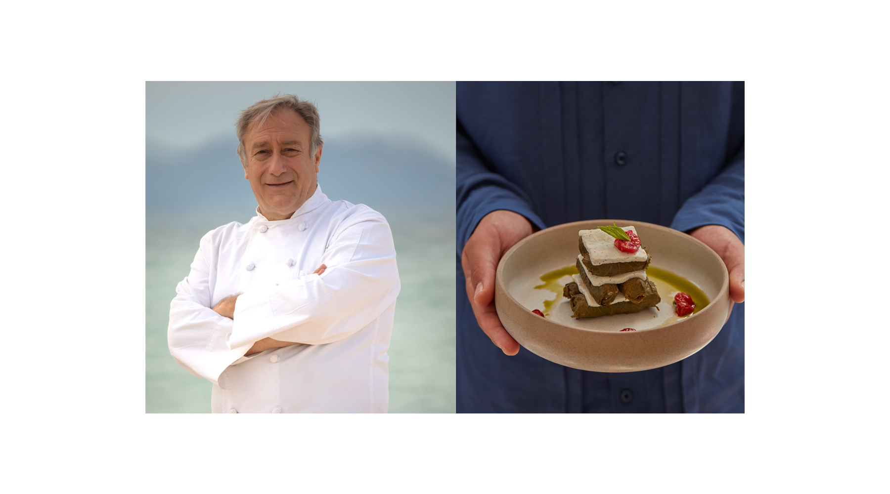 Ο Σεφ Γιάννης Μπαξεβάνης του Εστιατορίου Apanemi στο Mykonos Theoxenia