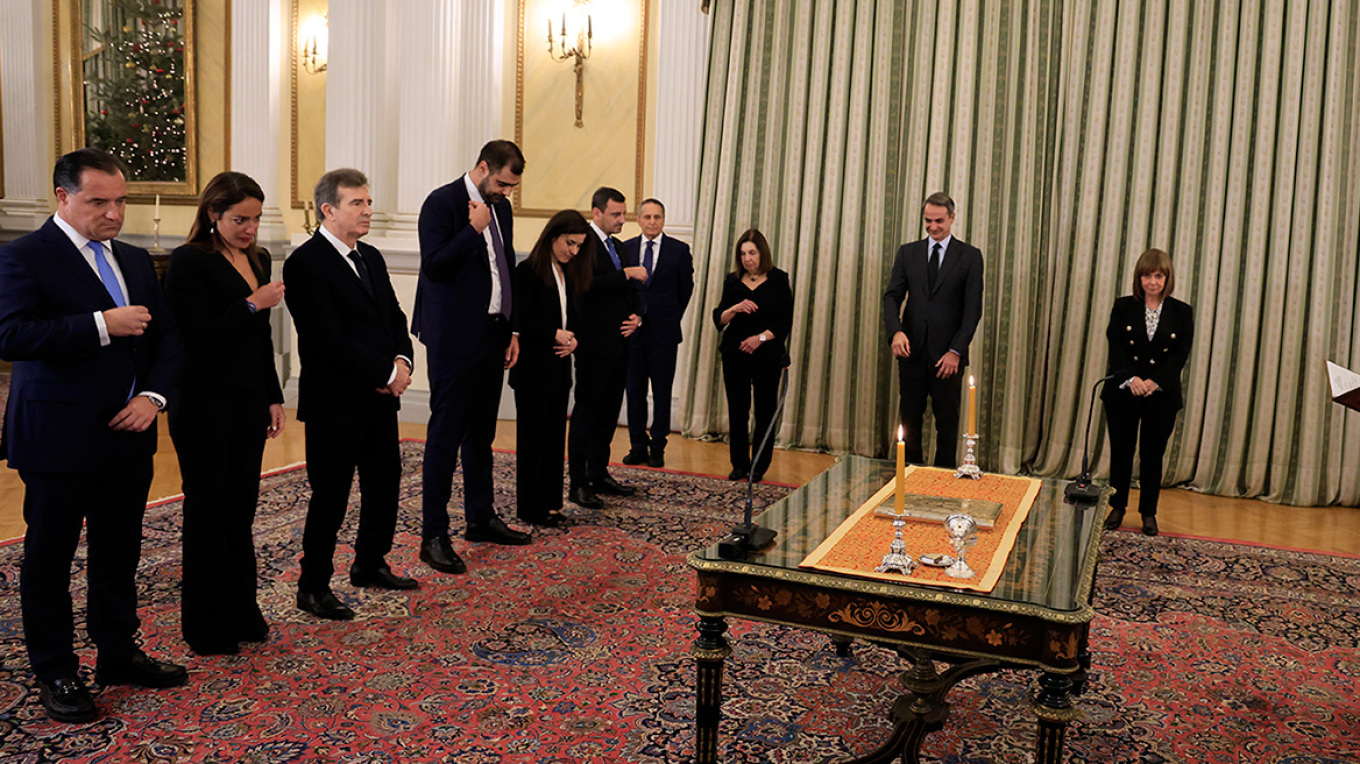 Ορκίζονται οι νέοι υπουργοί και υφυπουργοί της κυβέρνησης Μητσοτάκη