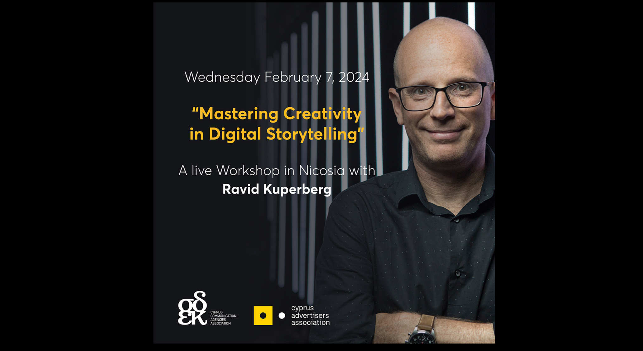 Become a Master at Digital Storytelling με τον εκπαιδευτή Ravid Kuperberg!