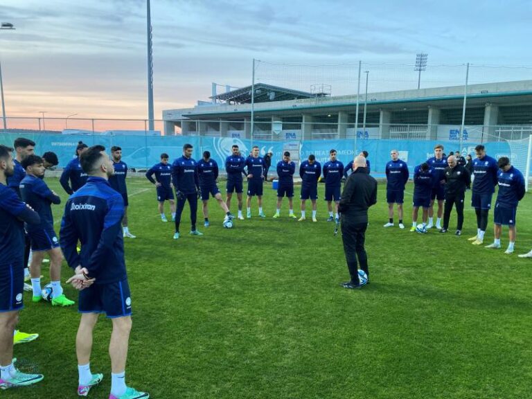 Εθνική: Το πρόγραμμα της Κυριακής ενόψει του φιλικού με τη Σερβία