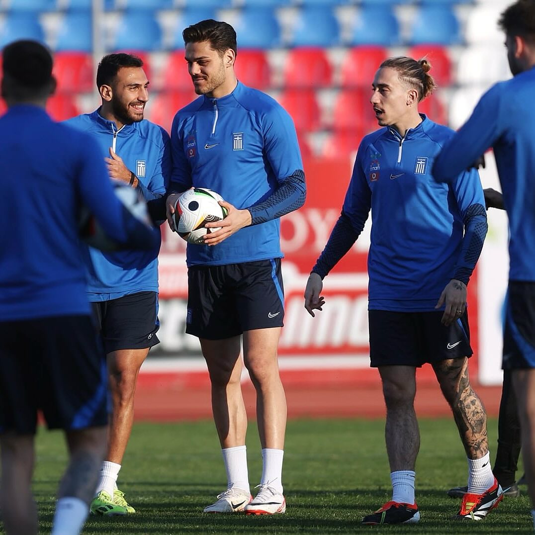 Με πολύ κέφι και έμφαση στην επιθετική ανάπτυξη η προπόνηση της Ελλάδας