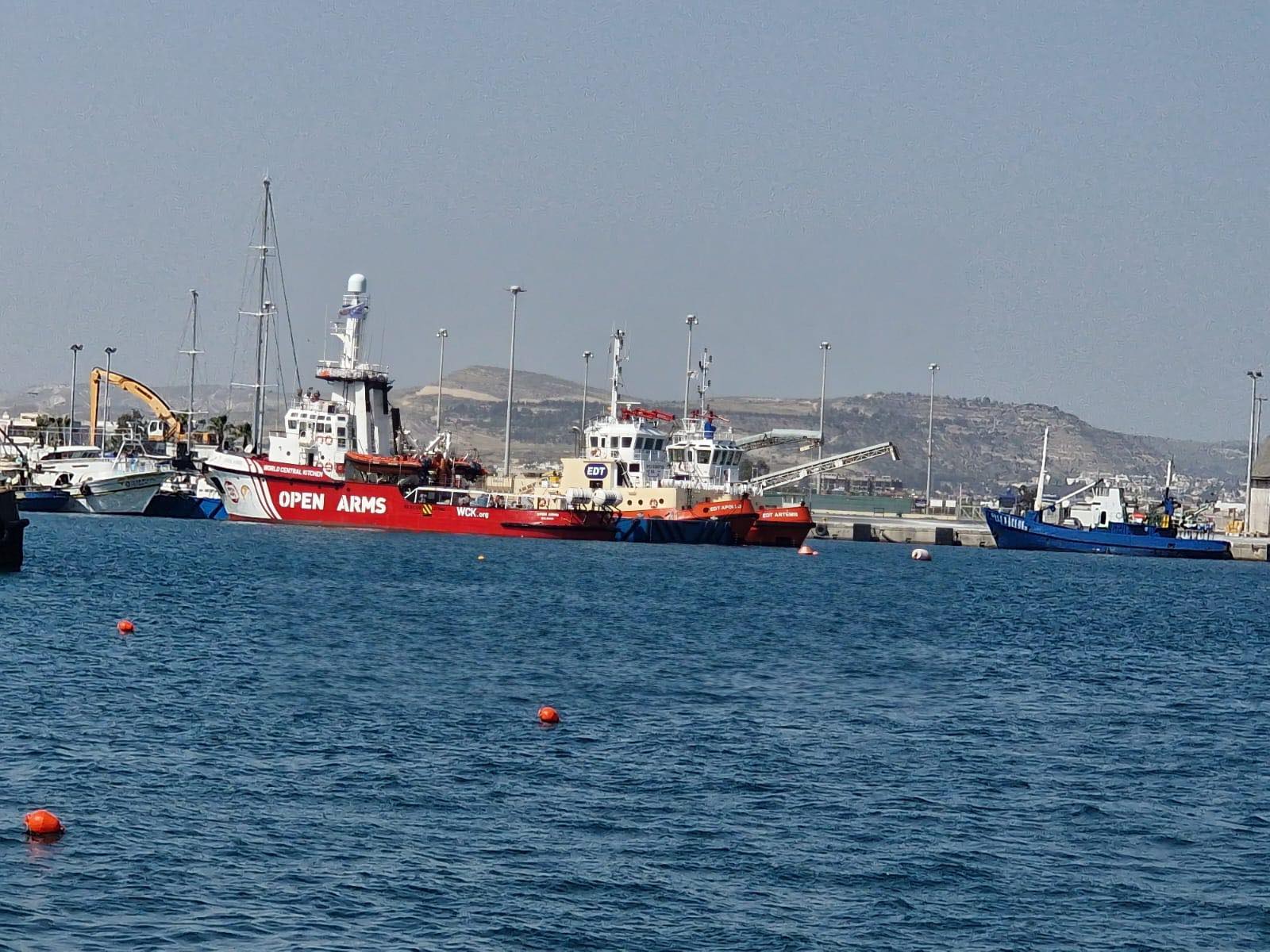 Σε διαδικασία αναχώρησης από λιμάνι Λάρνακας για Γάζα τα τρία πλοία