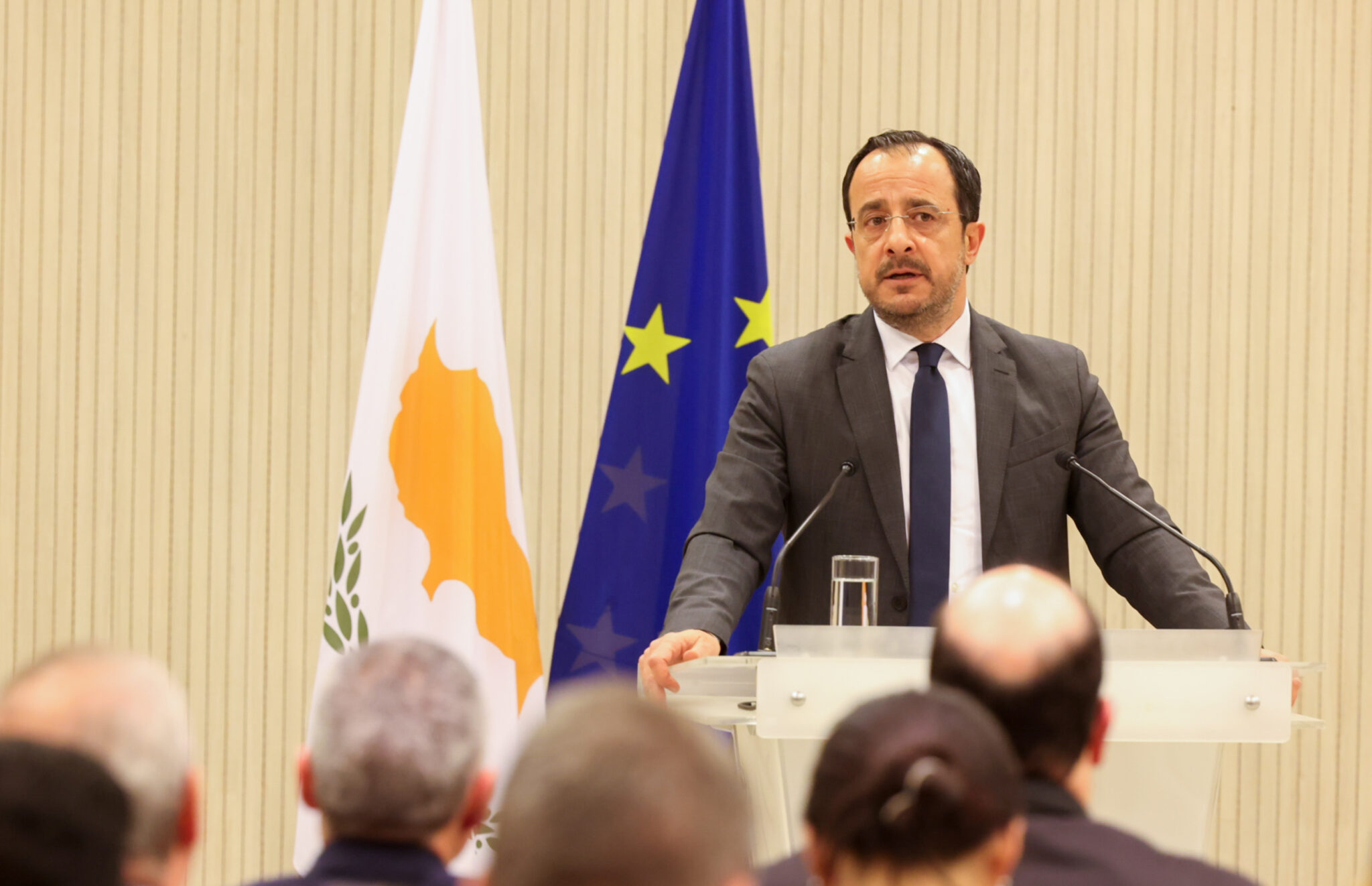 Οικονομία, εσωτερική διακυβέρνηση και Κυπριακό στον απολογισμό Χριστοδουλίδη