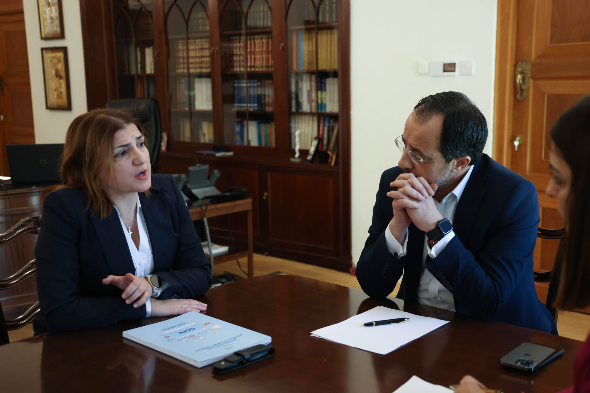 Παρέδωσε την ετήσια έκθεση στον Πρόεδρο η Επίτροπος Λοϊζίδου