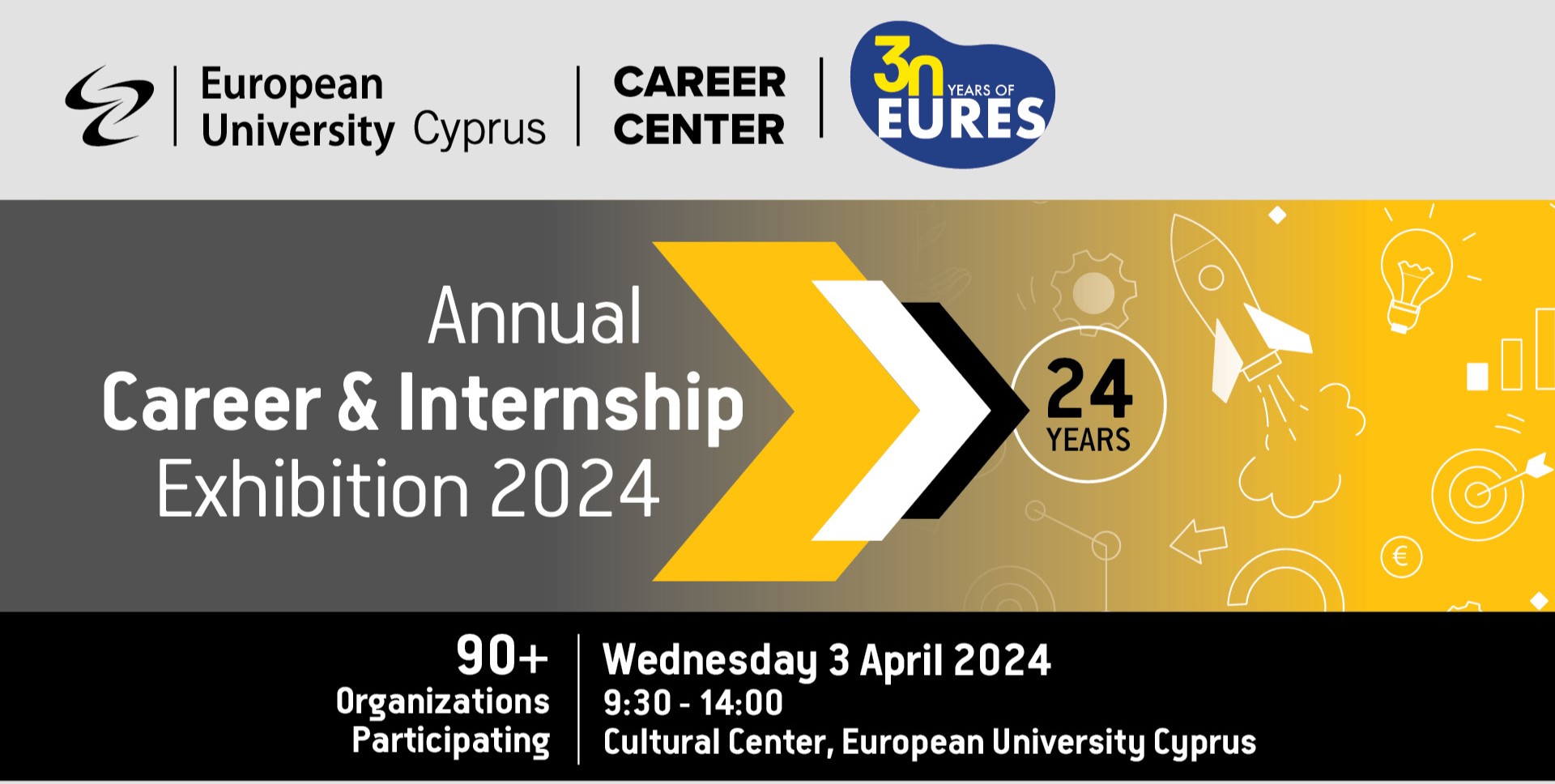 24η Έκθεση Καριέρας & Πρακτικής Άσκησης στο Ευρωπαϊκό Πανεπιστήμιο Κύπρου