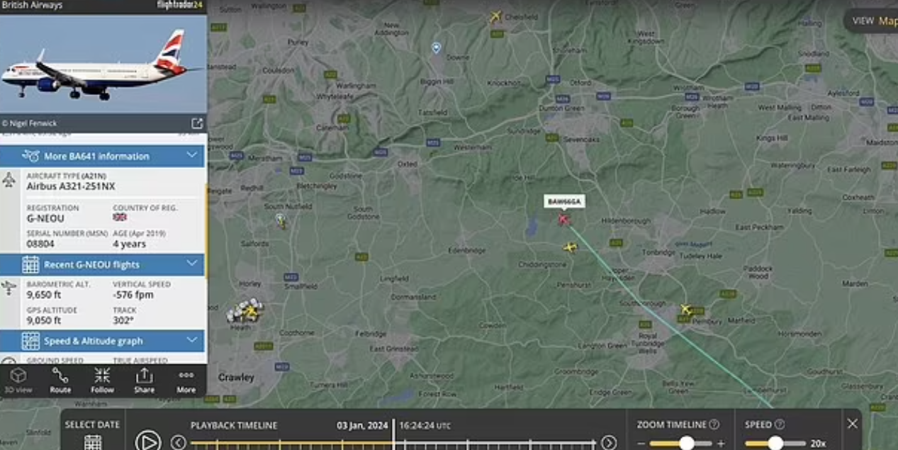 Παρολίγο τραγωδία στον αέρα σε πτήση Αθήνα-Λονδίνο, drone δίπλα στο φτερό