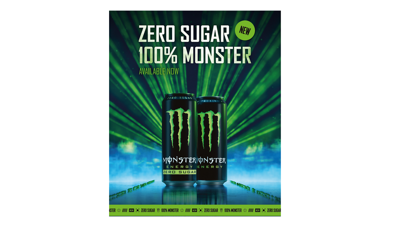 Ενέργεια χωρίς ζάχαρη με τα νέα προϊόντα Monster Energy Ζero Sugar