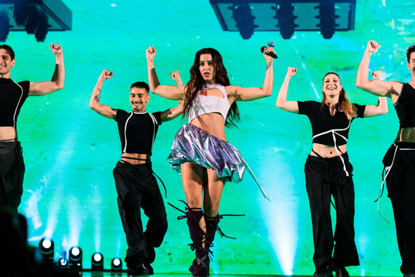 Eurovision: Εκρηξη ζωντάνιας και βαλκανικής κουλτούρας από την  Μαρίνα Σάττι