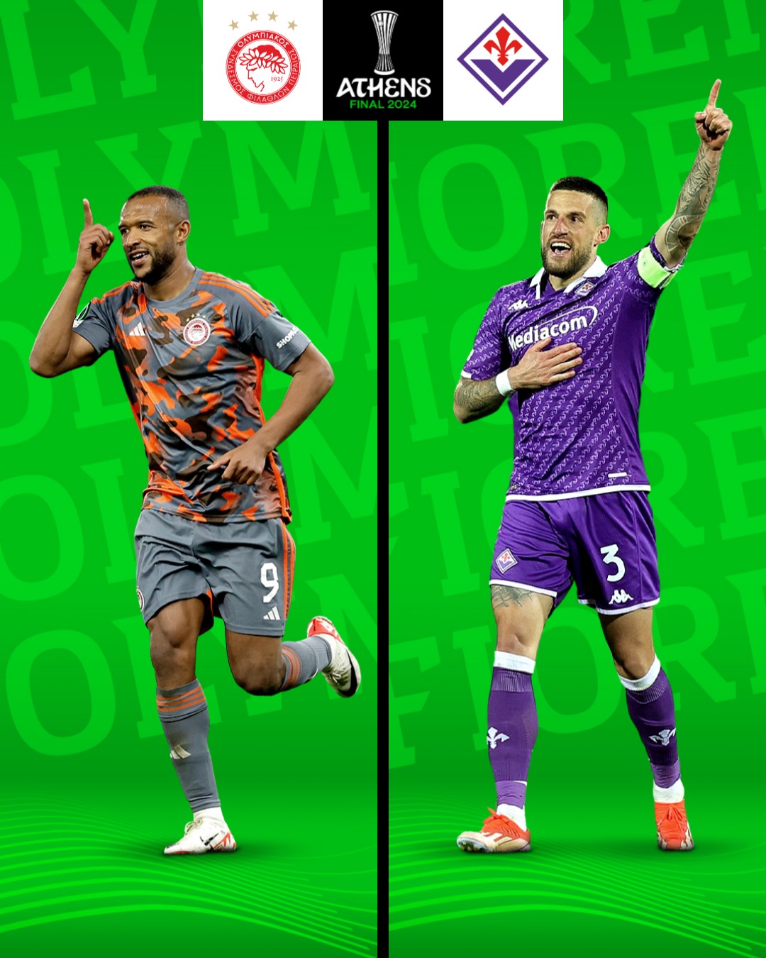 Η… κοινή πορεία Ολυμπιακού και Φιορεντίνα προς τον τελικό