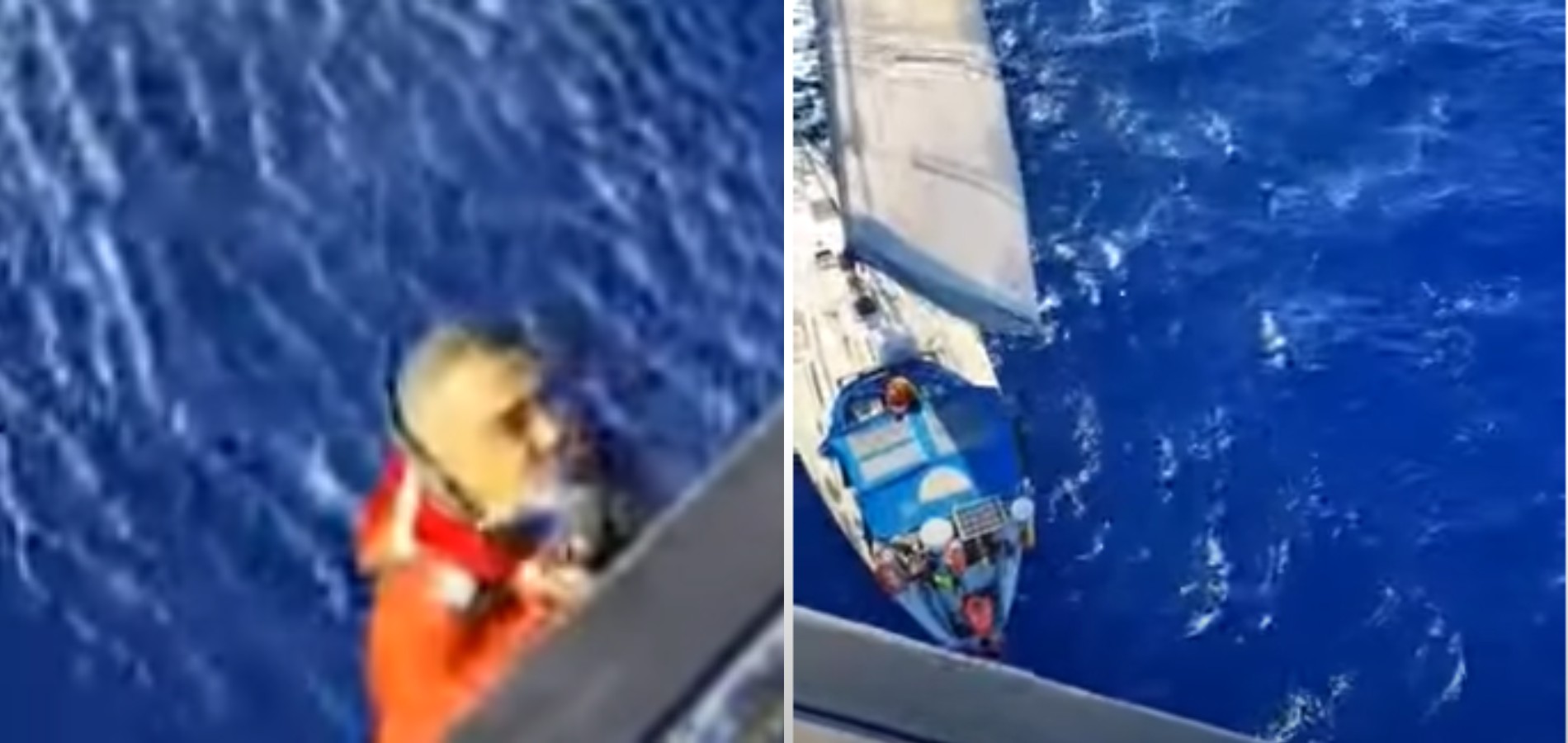 ΒΙΝΤΕΟ: Καρέ-καρέ η διάσωση πέντε ατόμων από βυθιζόμενο ιστιοπλοϊκό