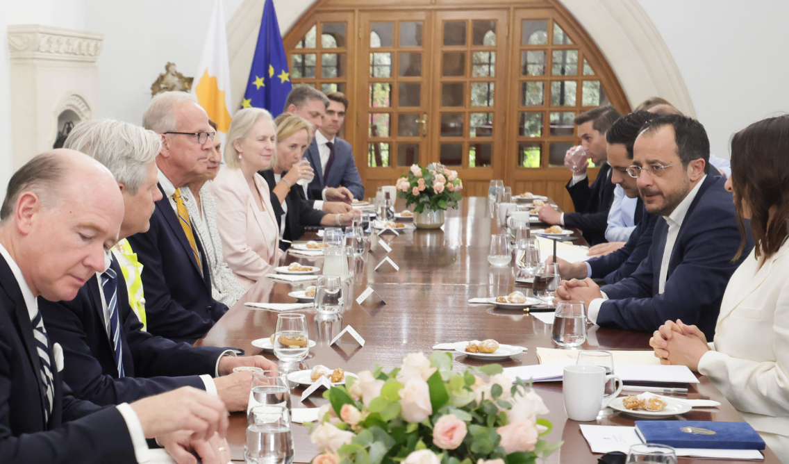 Κυπριακό και «Αμάλθεια» στο επίκεντρο συνάντησης ΠτΔ με Αμερικανούς Γερουσιαστές