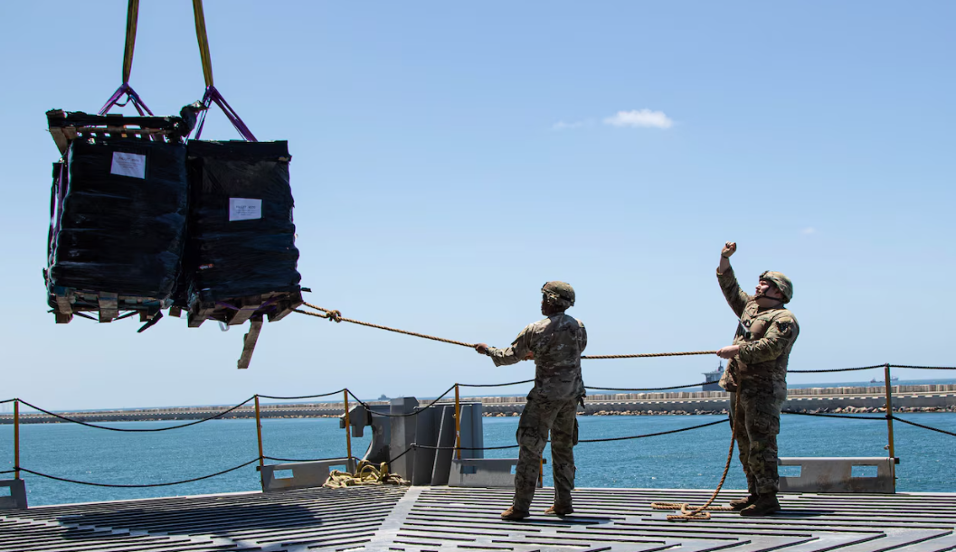 Η συμβολή Κύπρου στη διανομή βοήθειας προς Γάζα μέσω της προβλήτας των ΗΠΑ