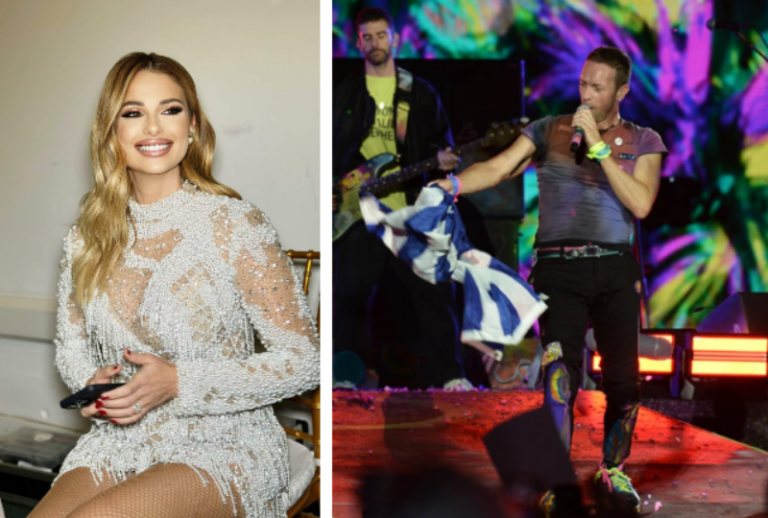 Η Αριστοτέλους στην μεγάλη συναυλία των Coldplay στην Αθήνα (ΦΩΤΟ)