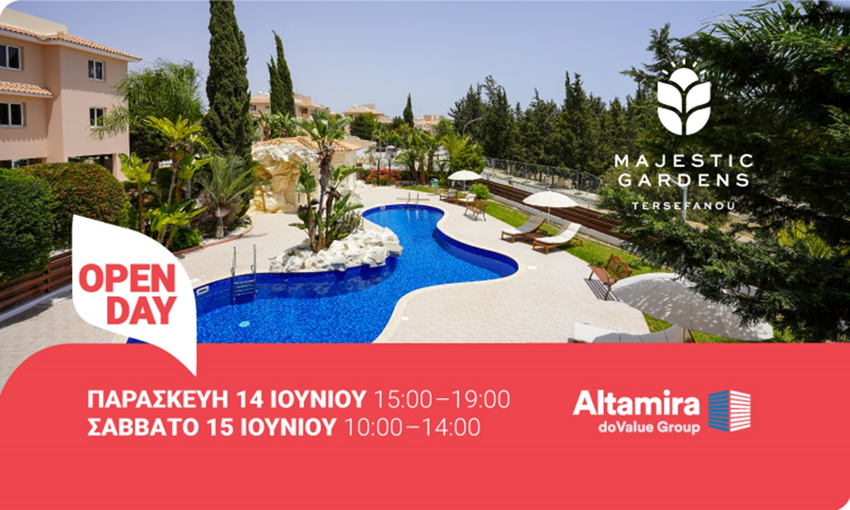 Έρχεται το μεγάλο Open Day της Altamira Real Estate στο Majestic Gardens
