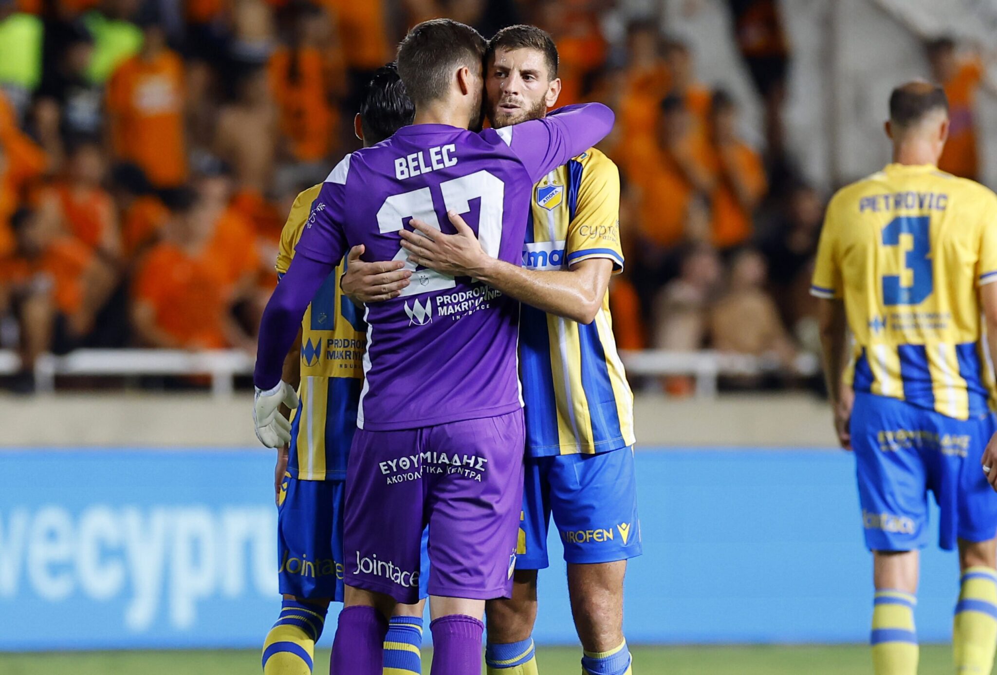 Ευχές ΑΠΟΕΛ στους δύο εκπροσώπους του στο Euro 2024