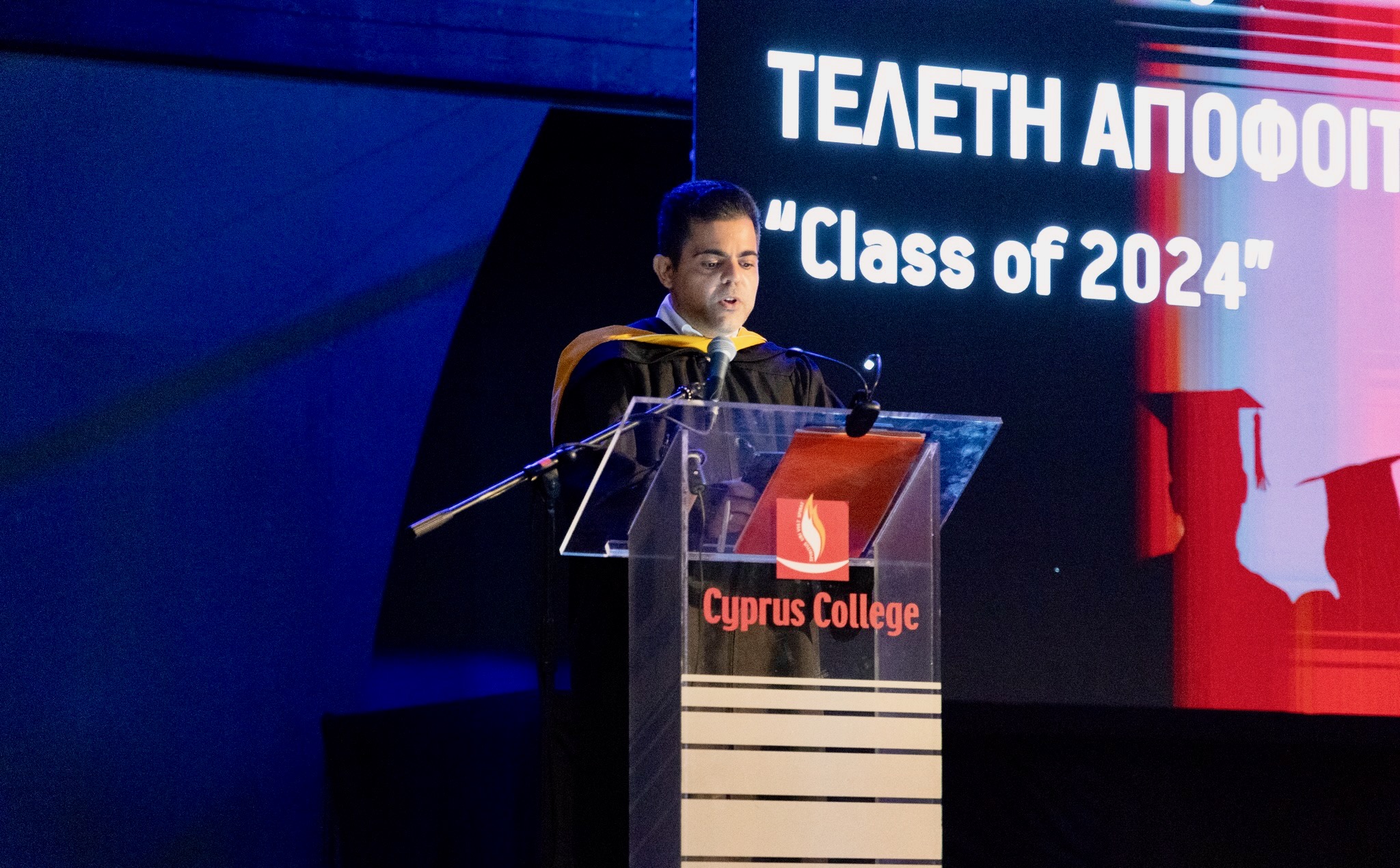 ​​​​​​​Τελετή Αποφοίτησης Cyprus College Λεμεσού 2024