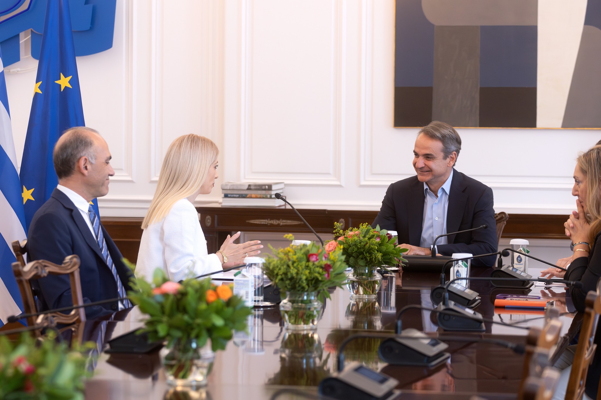 Το Κυπριακό στο επίκεντρο των επαφών Αννίτας στην Αθήνα