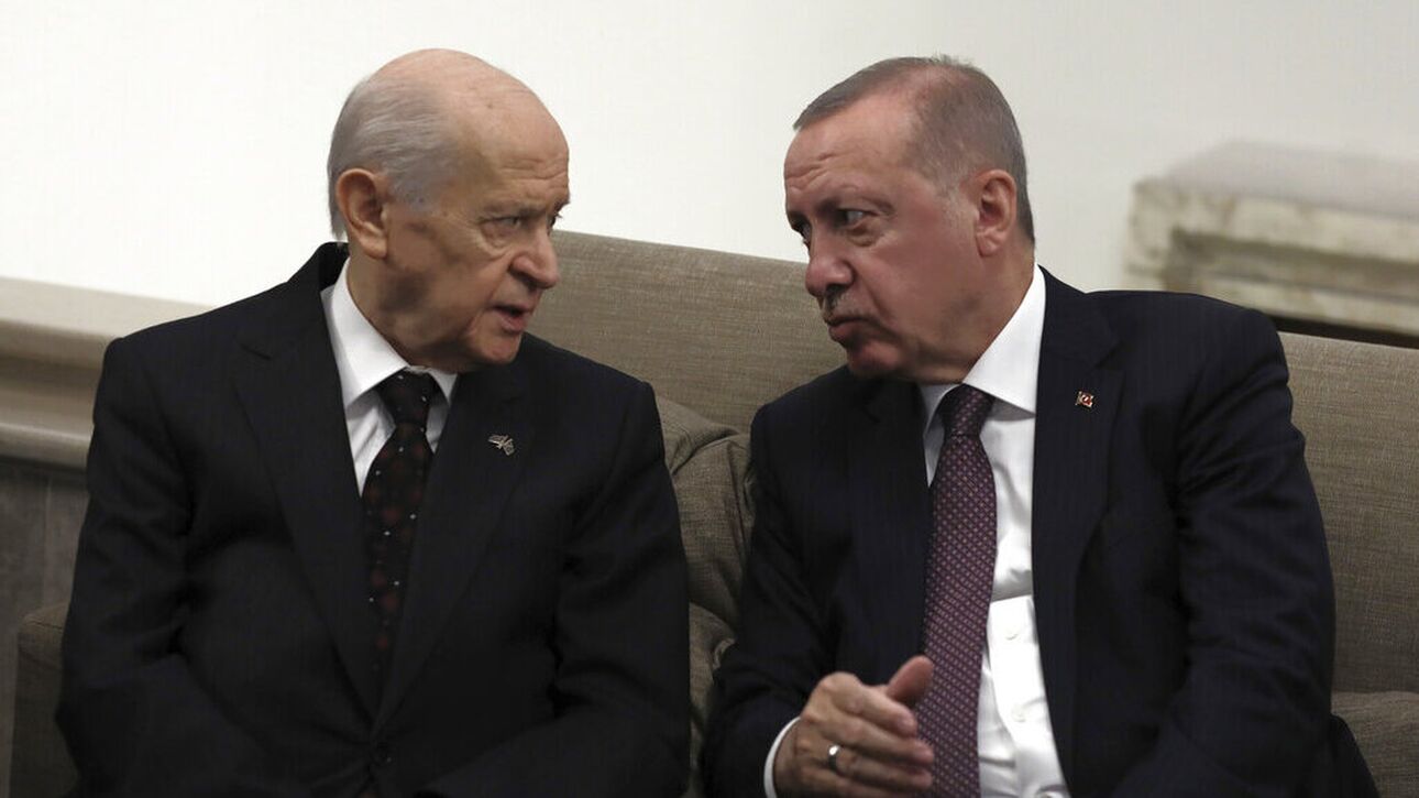 Με τον Μπαχτσελί στα κατεχόμενα για την επέτειο τουρκικής εισβολής ο Ερντογάν