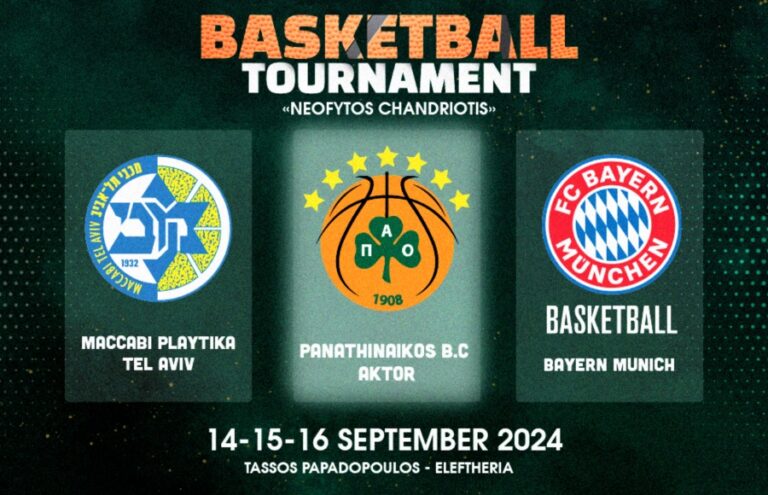 Ο πρωταθλητής Ευρώπης Παναθηναϊκός στην Κύπρο για το «Νεόφυτος Χανδριώτης»