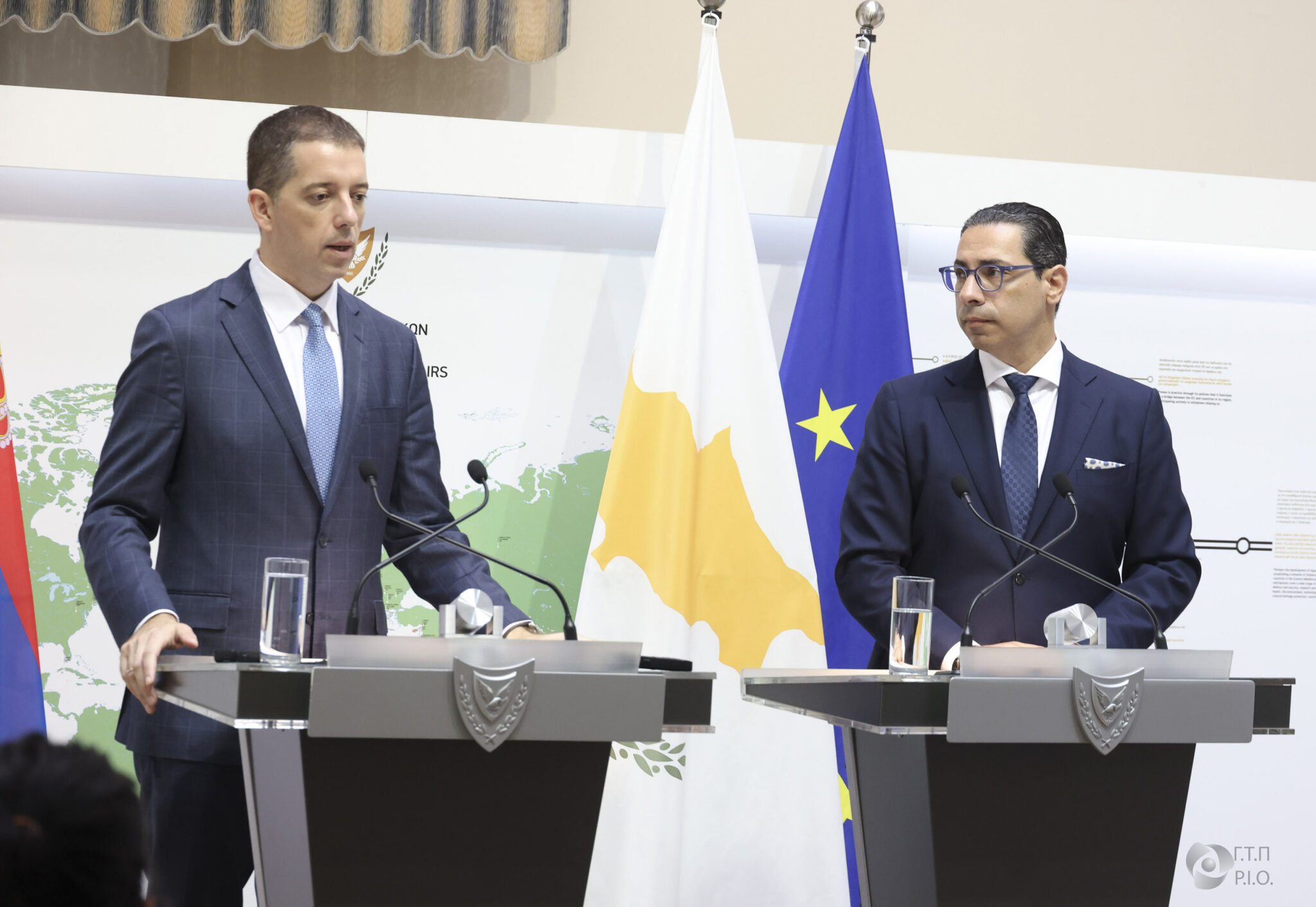 Η Κύπρος "μπορεί να υπολογίζει πλήρως στη σερβική υποστήριξη"