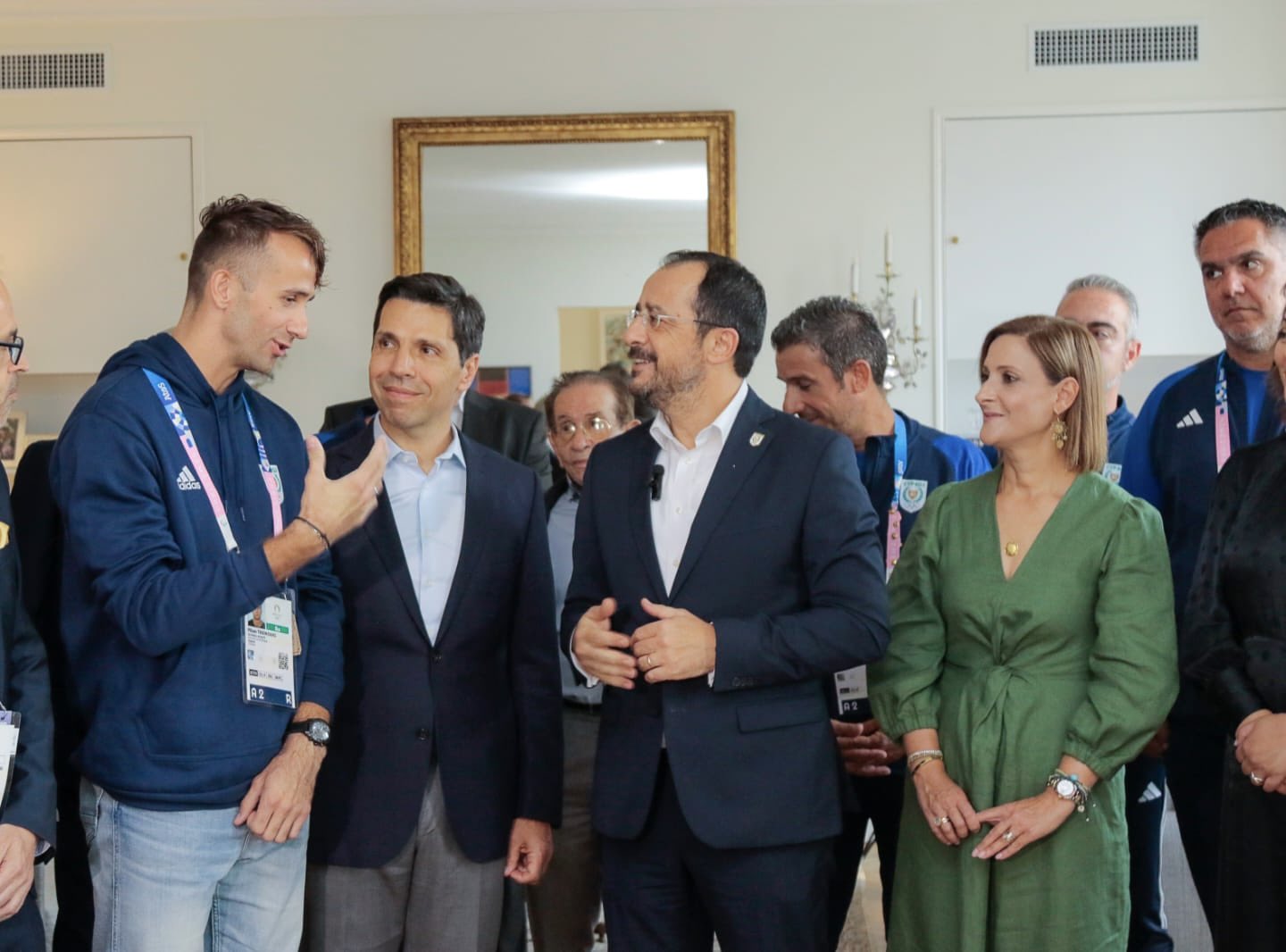 Επισκέφθηκε το Ολυμπιακό Χωριό ο ΠτΔ: «Οι καλύτεροι πρεσβευτές της Κύπρου»