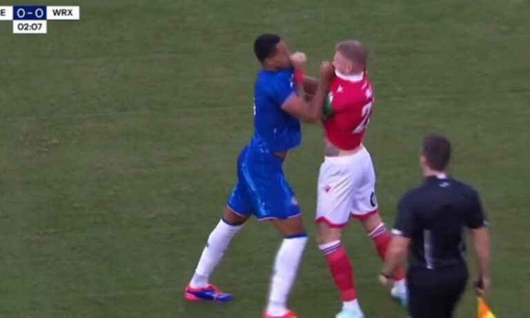 Πιάστηκαν στα χέρια Κόλγουιλ και Μακλίν σε φιλικό της Τσέλσι με τη Ρέξαμ