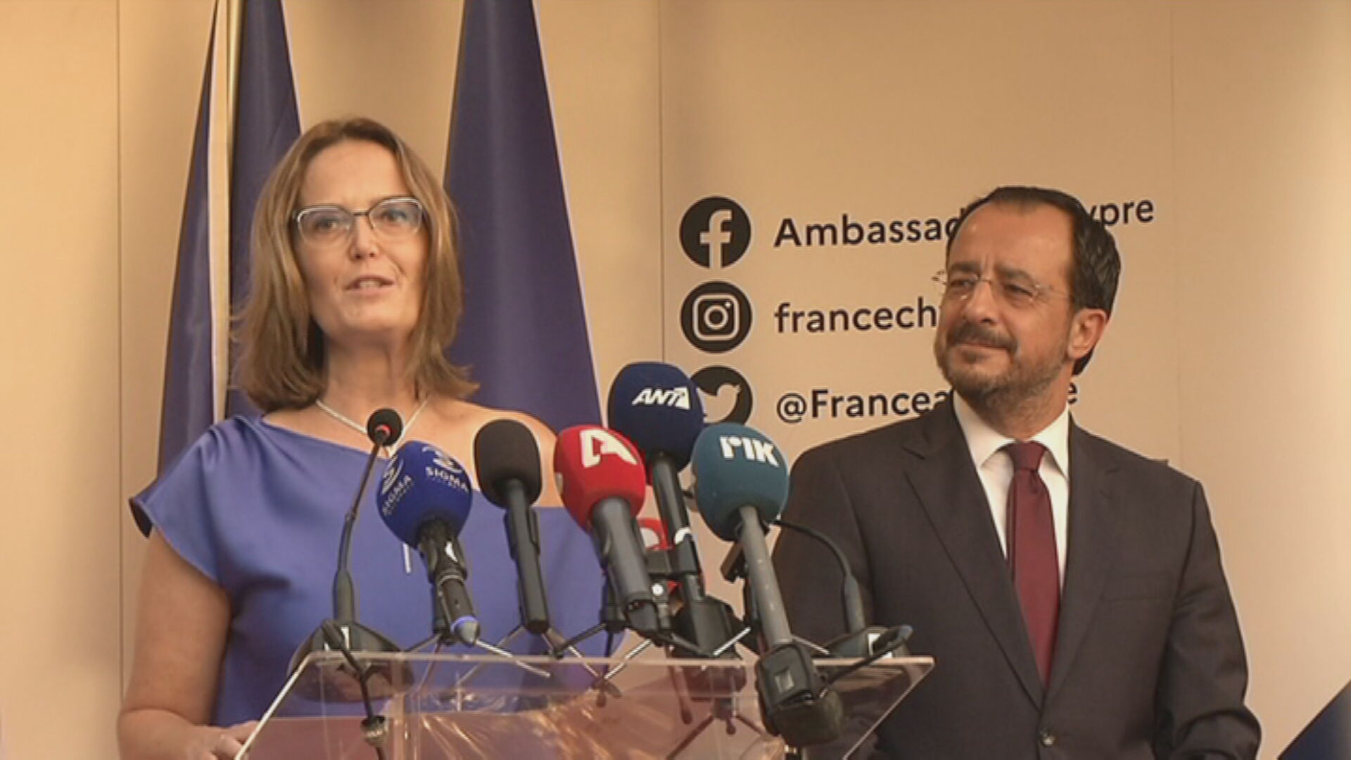 Γαλλίδα Πρέσβειρα: Πάντοτε έτοιμοι να βοηθήσουμε για δίκαιη λύση Κυπριακού