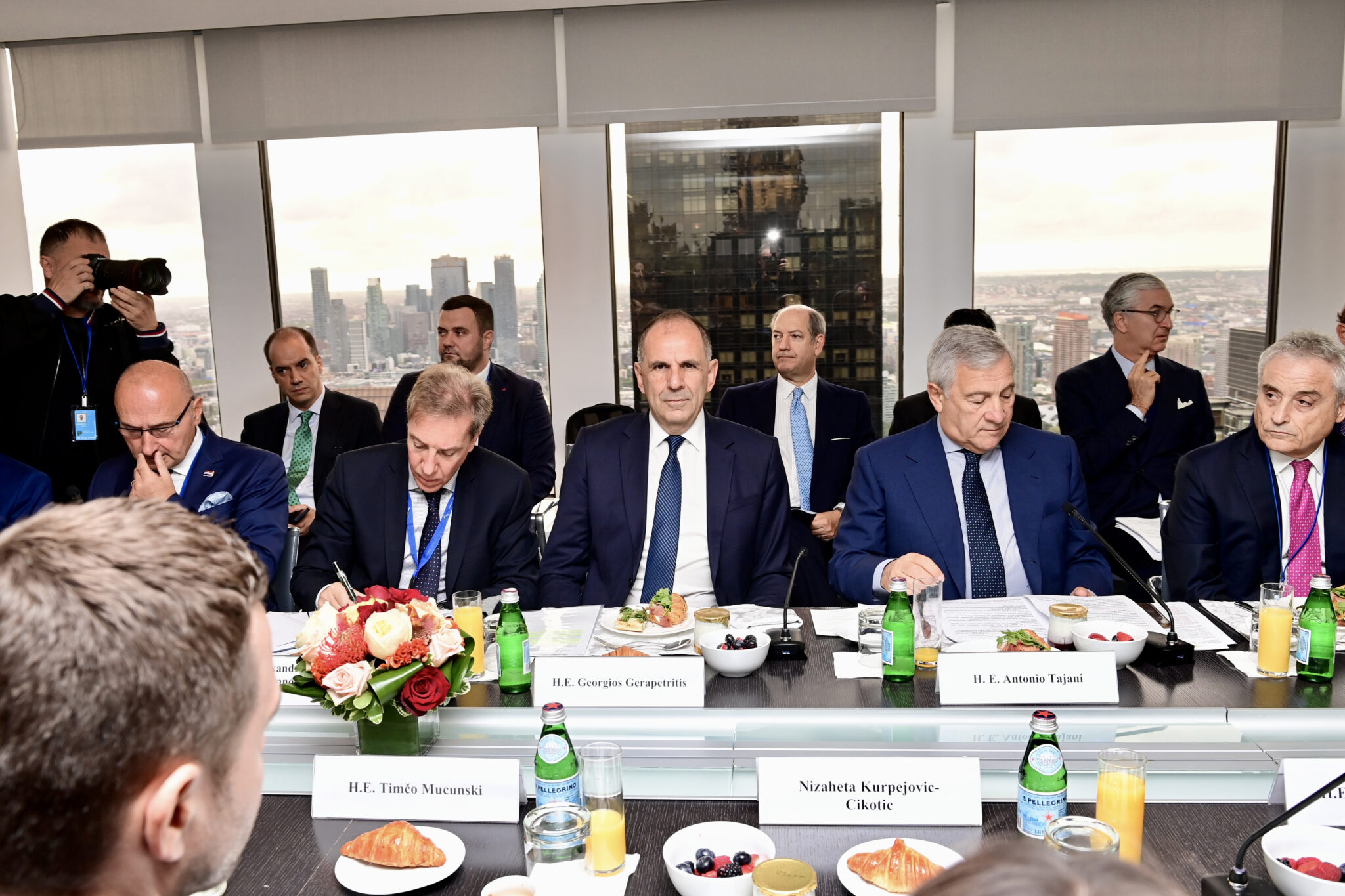 Τα είπαν στη Νέα Υόρκη Γεραπετρίτης- Abdelatty