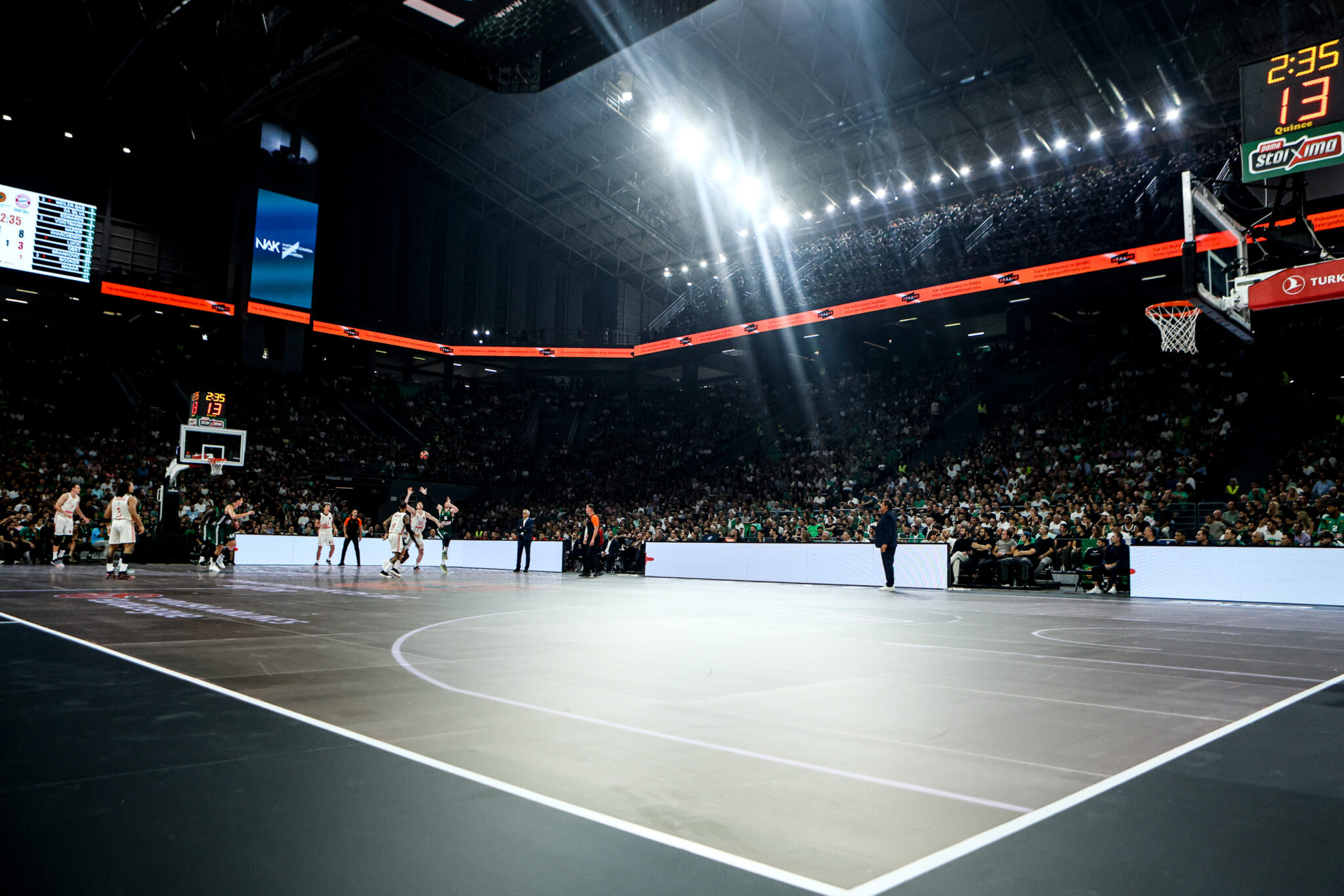 Παναθηναϊκός – Ολυμπιακός: Πρώτο ευρωπαϊκό ντέρμπι της σεζόν στο κατάμεστο ΟΑΚΑ