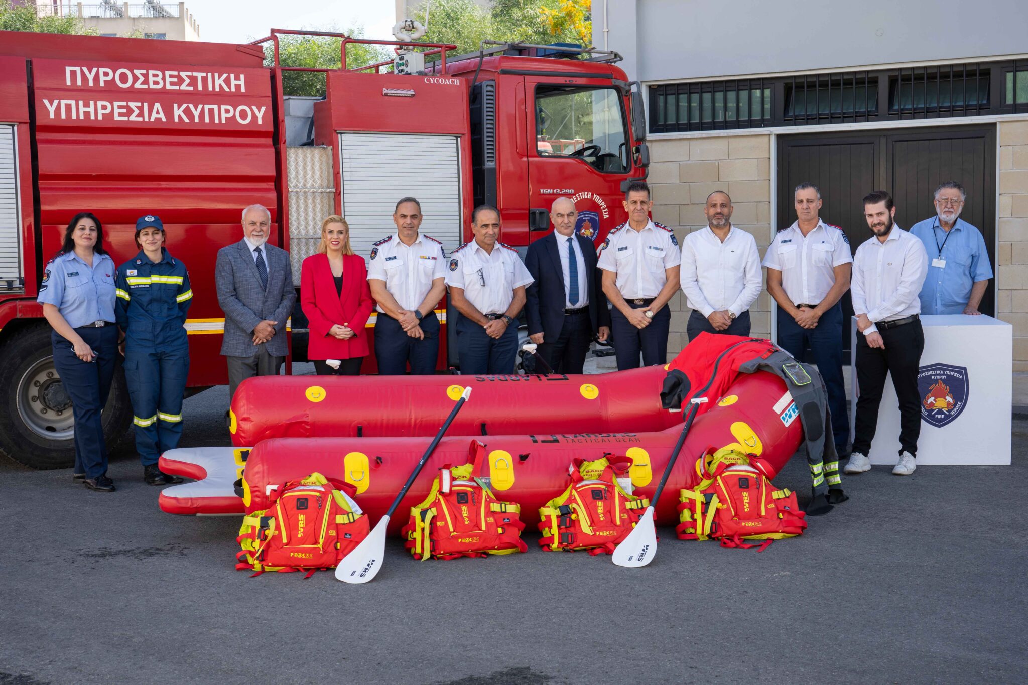 Η EKO Kύπρου αναβαθμίζει τη στρατηγική συνεργασία της με την Πυροσβεστική Υπηρεσία