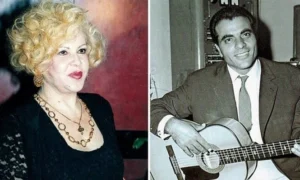 Κηδεία Καίτης Γκρέυ: Ύψωσαν αφίσα με τον Στέλιο Καζαντζίδη