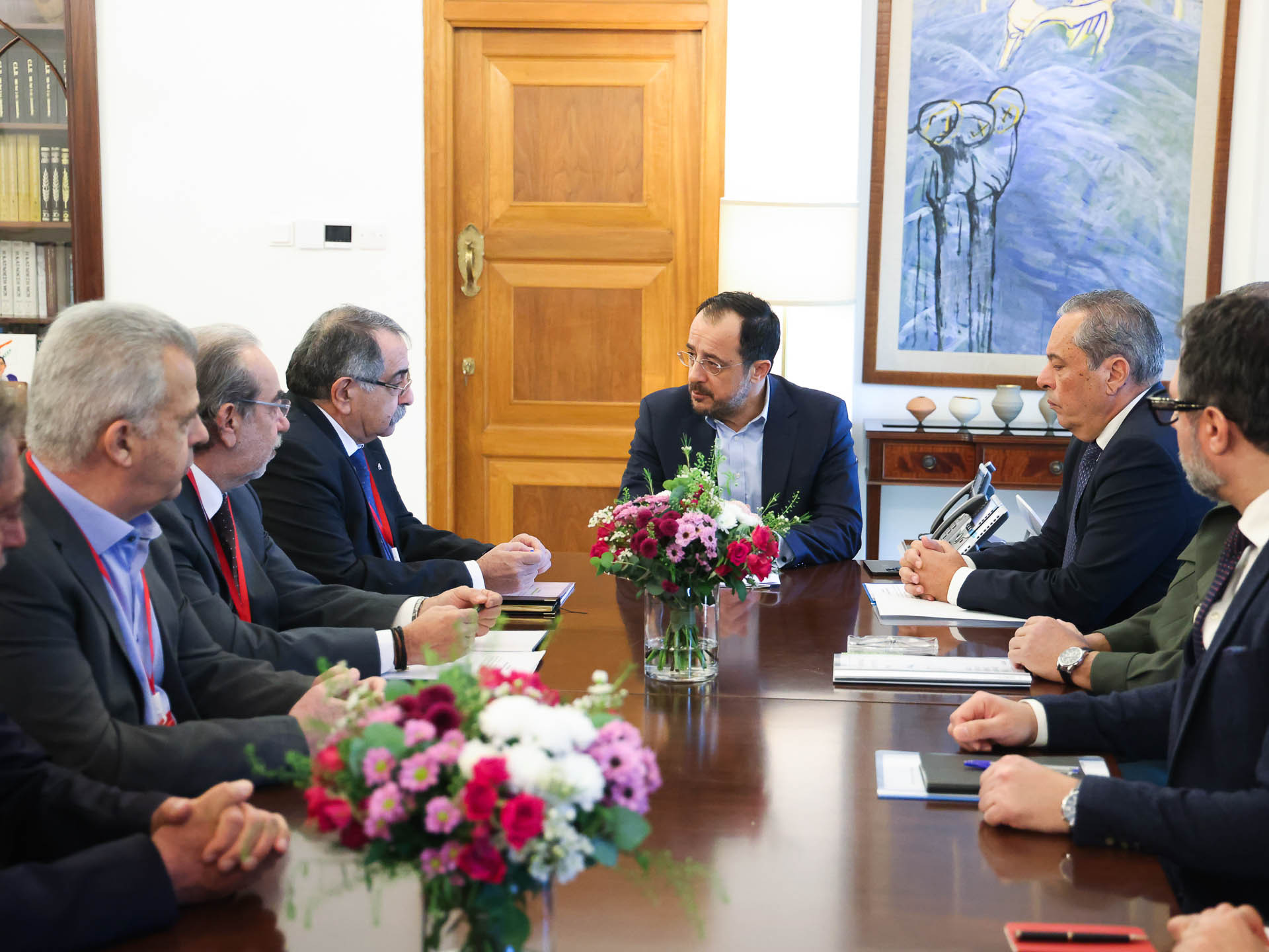 Είδε αντιπροσωπεία του Συμβουλίου Αμυντικής Βιομηχανίας ο ΠτΔ